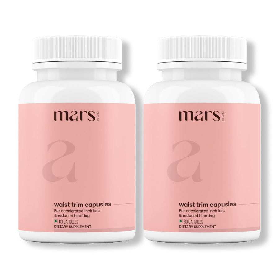 Mars Waist Trim Capsules : Powered With Magnesium Citrate, Bentonite Clay & Triphala