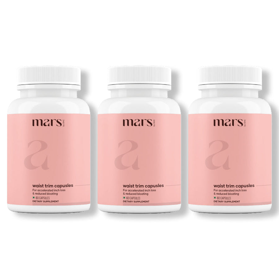 Mars Waist Trim Capsules : Powered With Magnesium Citrate, Bentonite Clay & Triphala