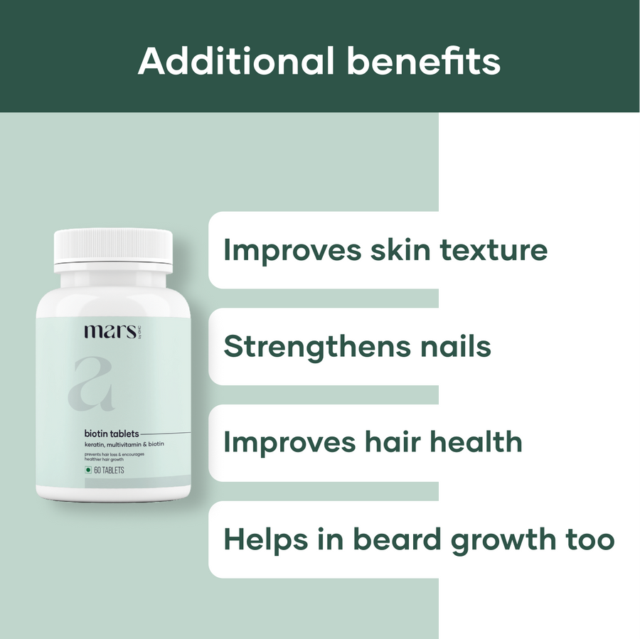 Biotin Tablets for hair growth | Vitamin b7 tablets | Best biotin for hair & beard growth | Biotin supplements