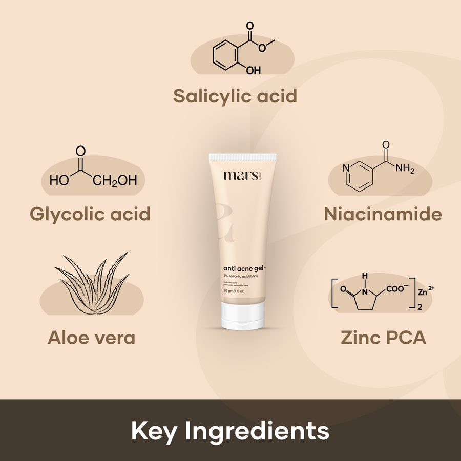 Anti Acne Gel with Salicylic Acid - (30 gm)