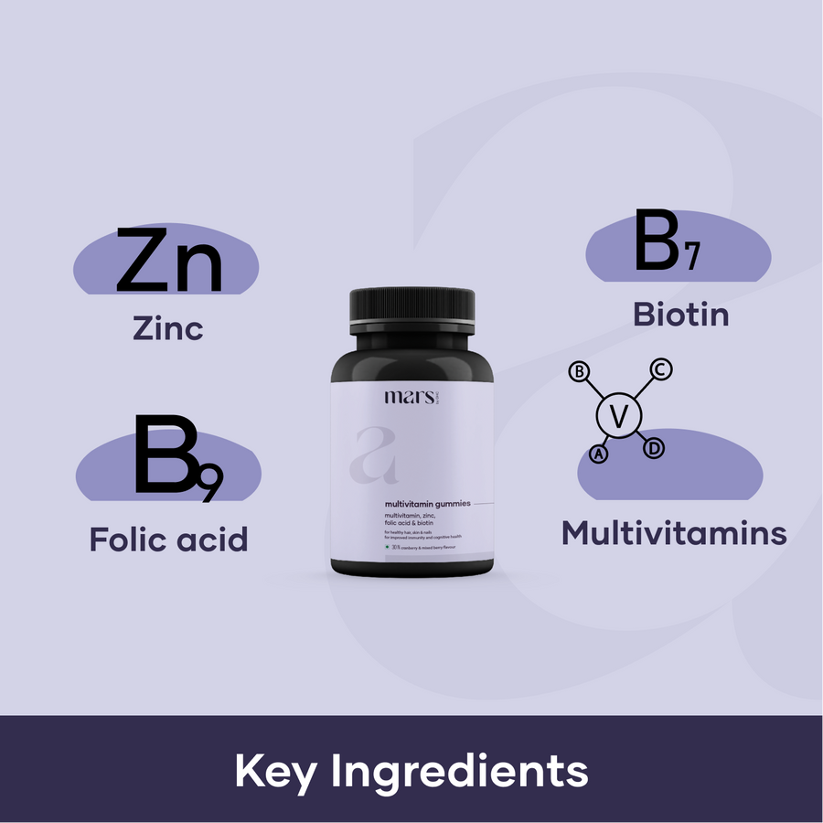 Multivitamin Gummies for Men (30N) | Best Biotin & Multivitamins Tablets