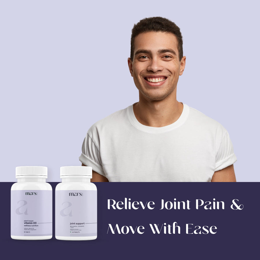 Joint Pain Relief Combo - Powered with Glucosamine, MSM, Vitamin D3 Formula
